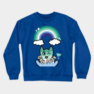 gay mlm pride rainbow mola Crewneck Sweatshirt